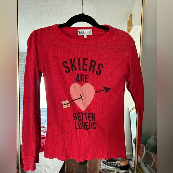 Wildfox Waffle Long Sleeve - Picture 1 of 1